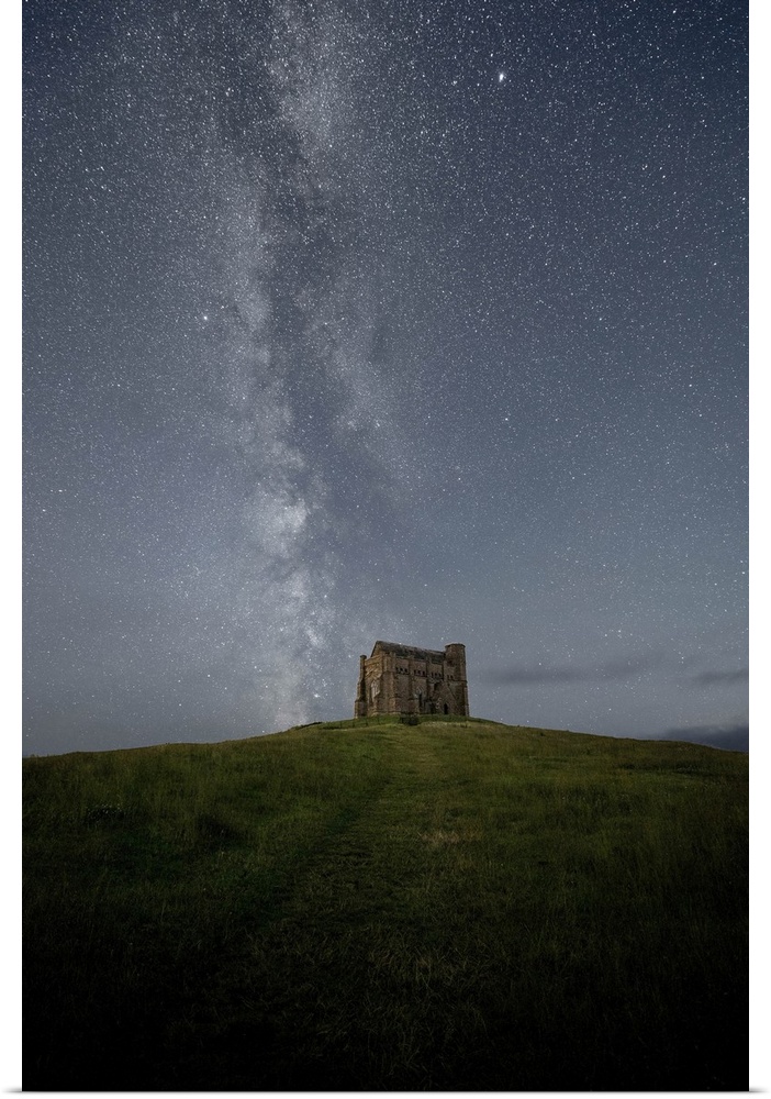 St, Catherine's Chapel under the Milky Way, Abbotsbury, Dorset, England, UK.