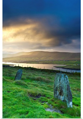 Standing Stones near Portmagee, Valentia Island, Co Kerry, Ireland