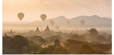 Sunrise over Bagan, Mandalay region, Myanmar