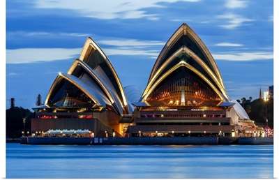Sydney Opera House At Dusk, Sydney, New South Wales, Australia