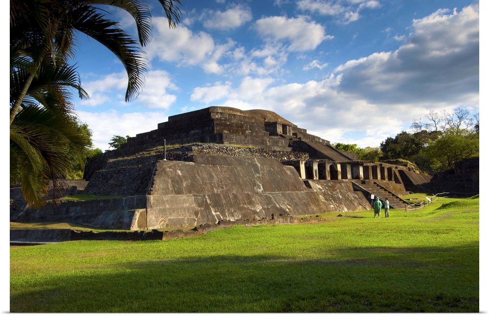 Tazumal Mayan Ruins, Located In Chalchuapa, El Salvador, Main Pyramid, Pre-Colombian Archeological Site, Most Important An...