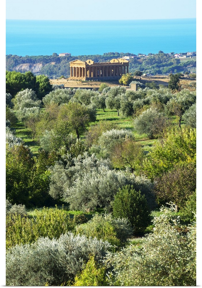 Temple of Concordia, Valley of the Temples, Agrigento, Sicily, Italy.