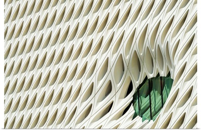 The Broad Museum Detail, Los Angeles, California, Usa
