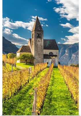 The Church San Michele Arcangelo, Mazon, Ora/Neumarkt, Province Of Bolzano, Italy