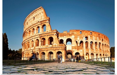 The Colosseum, Roman forum, Rome, Lazio, Italy, Europe