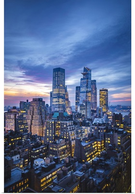 The Hudson Yards During Evening, Manhattan, New York