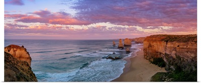 The Twelve Apostles At Sunrise, Port Campbell National Park, Victoria, Australia,