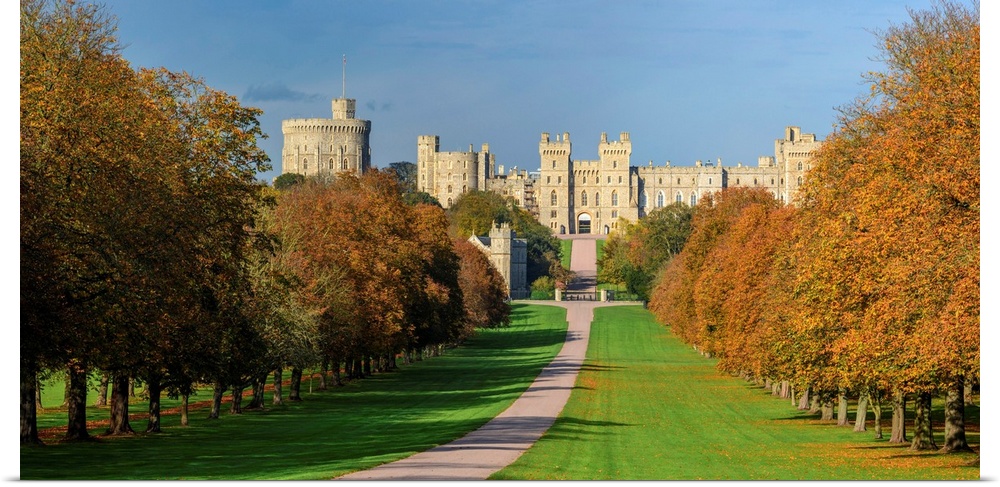 Uk, England, Berkshire, Windsor, Windsor Castle, The Long Walk
