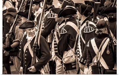 USA, New England, Massachusetts, Cape Ann, Re-Enactors Of The Battle Of Gloucester
