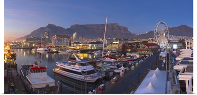 Victoria and Albert Waterfront at dawn, Cape Town, Western Cape, South Africa