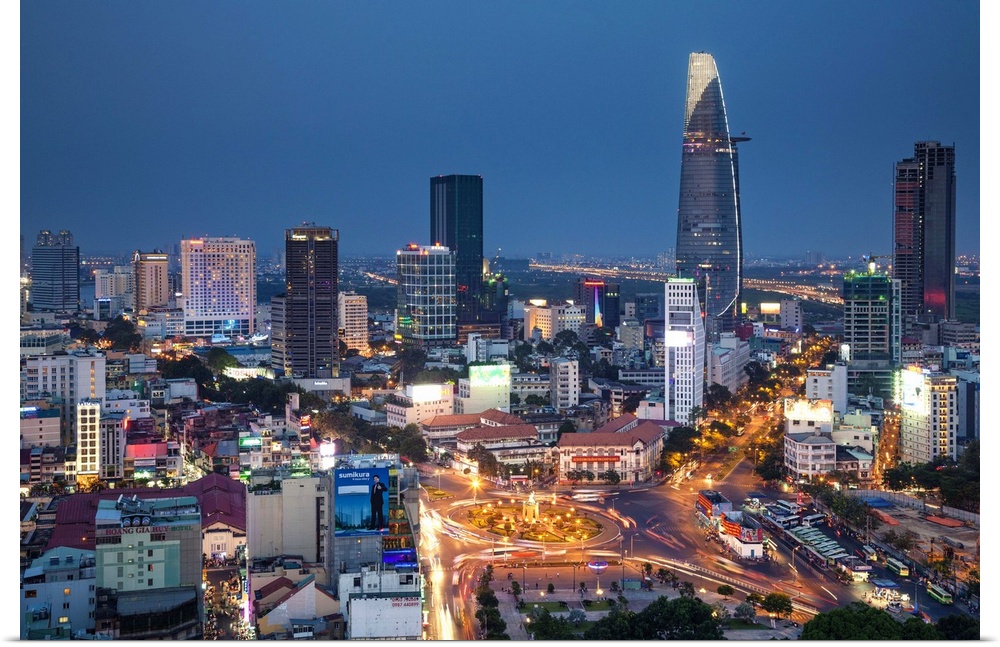 Vietnam, Ho Chi Minh City (Saigon), Dong Khoi, City Skyline
