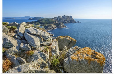 View From Alto Do Principe, Islas Cies, Vigo, Pontevedra, Galicia, Spain