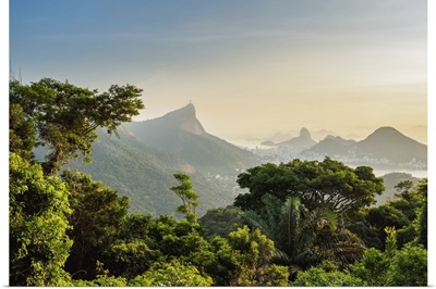 View from Vista Chinesa over Tijuca Forest towards Rio de Jan Christophereiro, Brazil