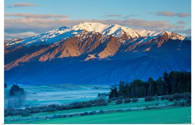 View towards Coronet Peak Ski Field, Queenstown, Central Otago, New Zealand