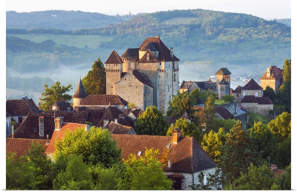 Village of Curemonte, Correze, Limousin, France.
