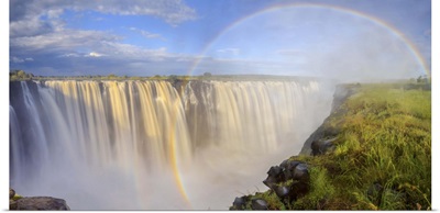 Zimbabwe, Victoria Falls, Victoria Falls National Park during rainy season