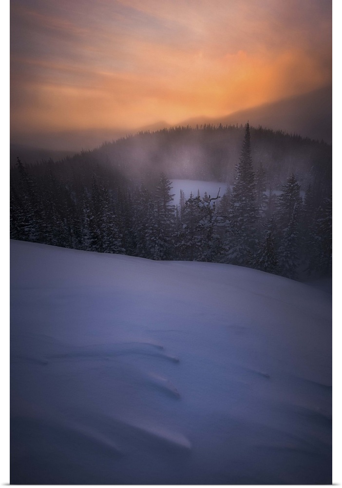 Winter Sunrise After a Storm, Rocky Mountain National Park