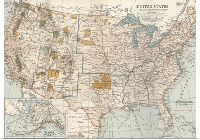 United States - Vintage Map