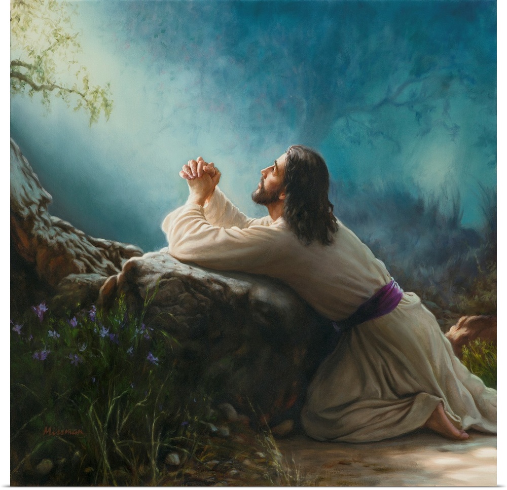 Christ praying in gethsemane.