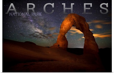 Arches National Park, Delicate Arch: Travel Poster