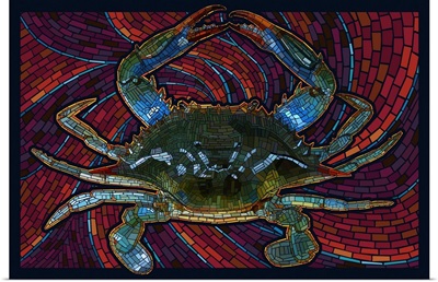 Blue Crab - Paper Mosaic