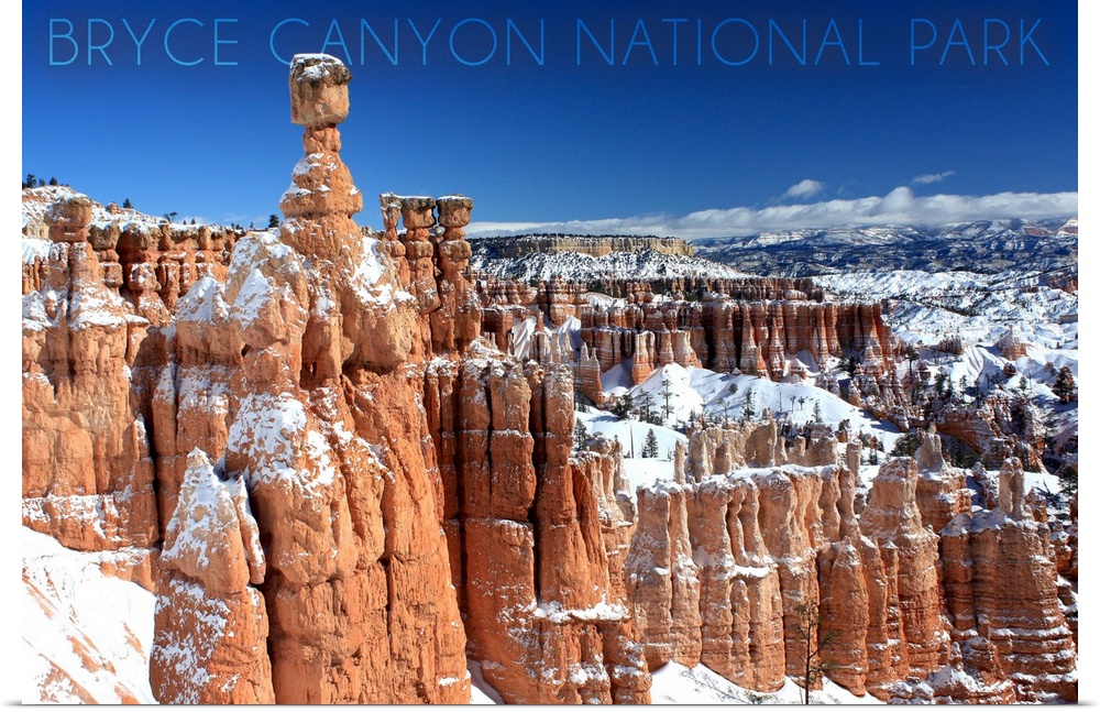 Bryce Canyon National Park, Utah, Thors Hammer Winter