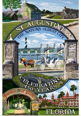 Celebrating 450 Years, St. Augustine, Florida, Montage Scenes