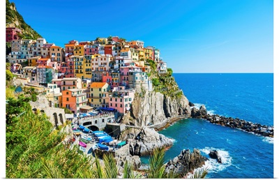 Colorful Buildings Of Cinque Terre National Park, Italy
