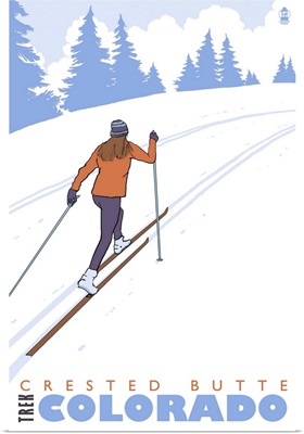 Crested Butte, Colorado, Cross Country Skier