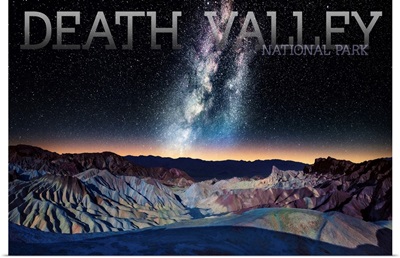 Death Valley National Park, Zabriskie Point : Travel Poster