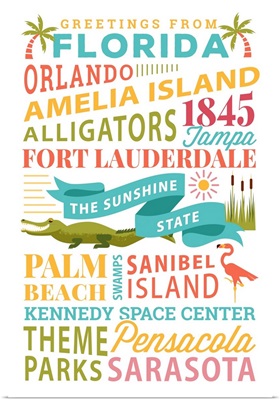 Florida - Stacked Typography