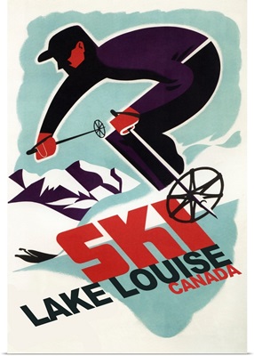 Lake Louise - Retro Skier