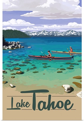 Lake Tahoe - Kayakers in Secret Cove