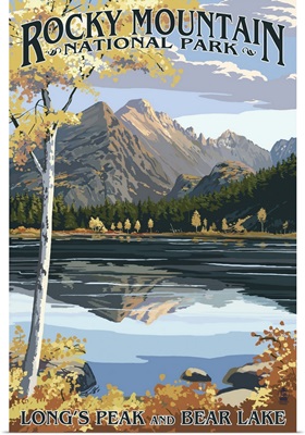 Long's Peak and Bear Lake, Rocky Mountain National Park