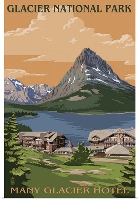 Many Glacier Hotel, Glacier National Park, Montana