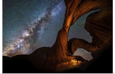 Milky Way & Double Arch, Arches National Park, Utah