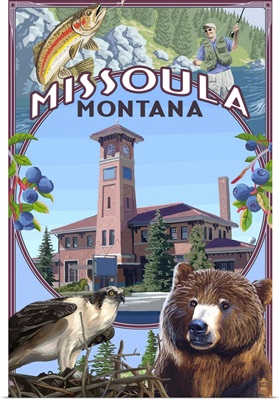 Missoula, Montana, Town Scenes