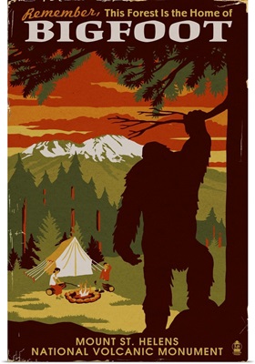Mount St. Helens, Washington, Home of Bigfoot