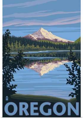Mt. Hood from Lost Lake, Oregon