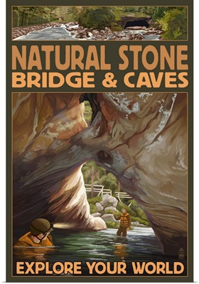 Natural Stone Bridge and Caves, Adirondacks, New York