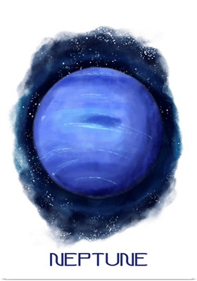 Neptune - Watercolor