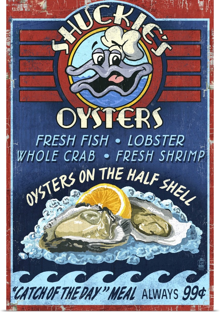 Oyster Bar, Vintage Sign