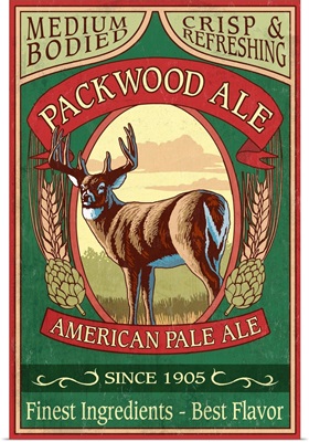 Packwood, Washington, Ale Vintage Sign