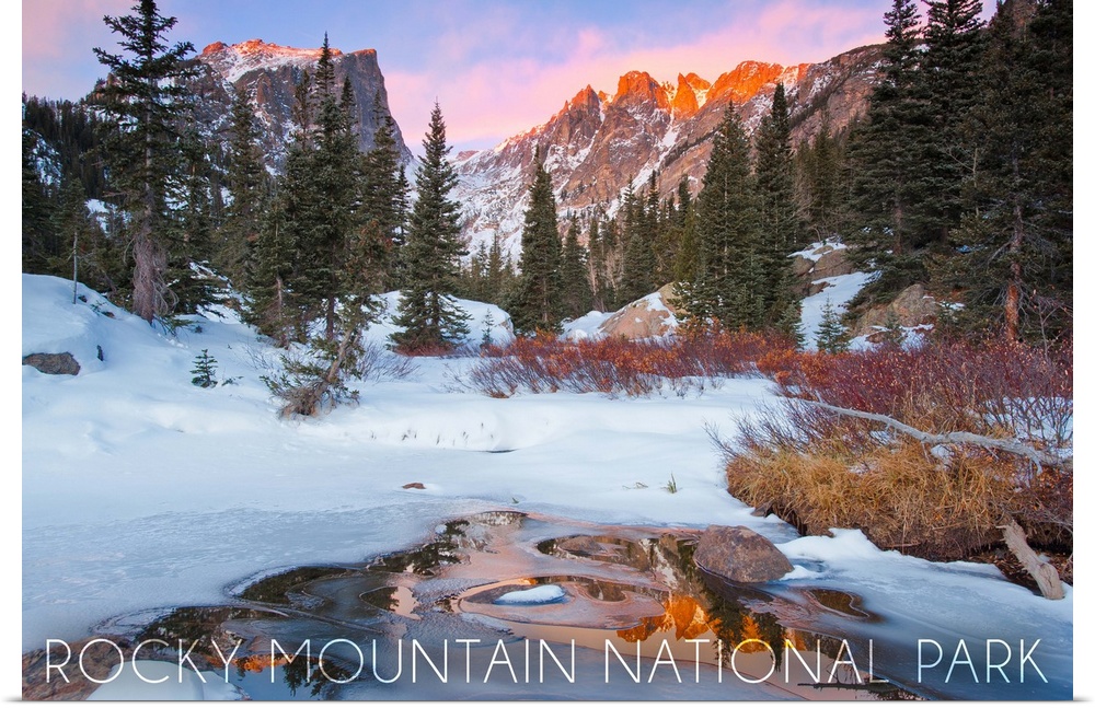 Rocky Mountain National Park, Colorado, Snowy Valley