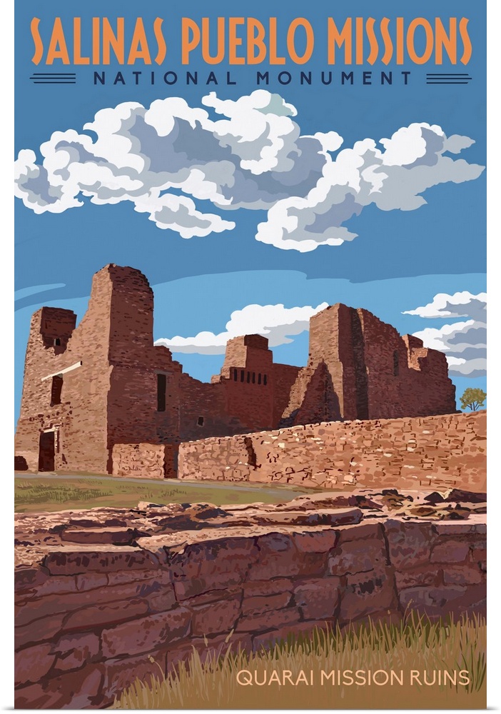 Salinas Pueblo Missions National Monument, New Mexico - Quarai Mission Ruins