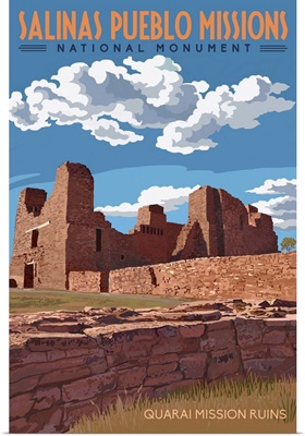 Salinas Pueblo Missions National Monument, New Mexico - Quarai Mission Ruins