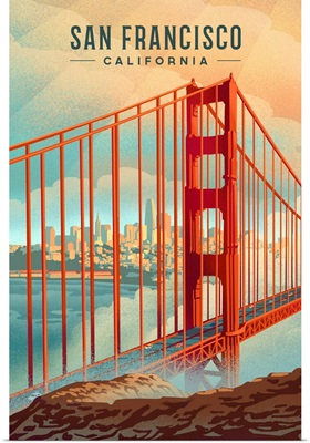 San Francisco, California - Lithograph - City Series