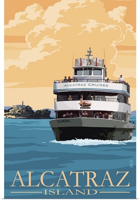 Ship, Alcatraz Island, San Francisco, California