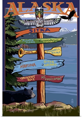 Sitka, Alaska, Destination Sign