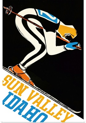 Sun Valley, Idaho - Downhill Skier